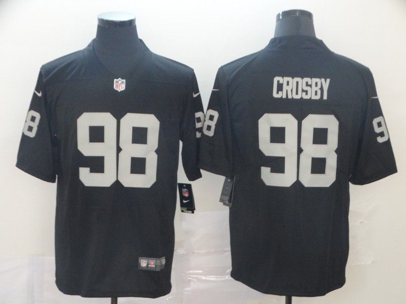 Men Oakland Raiders #98 Crosby Black Nike Vapor Untouchable Limited Player NFL Jerseys